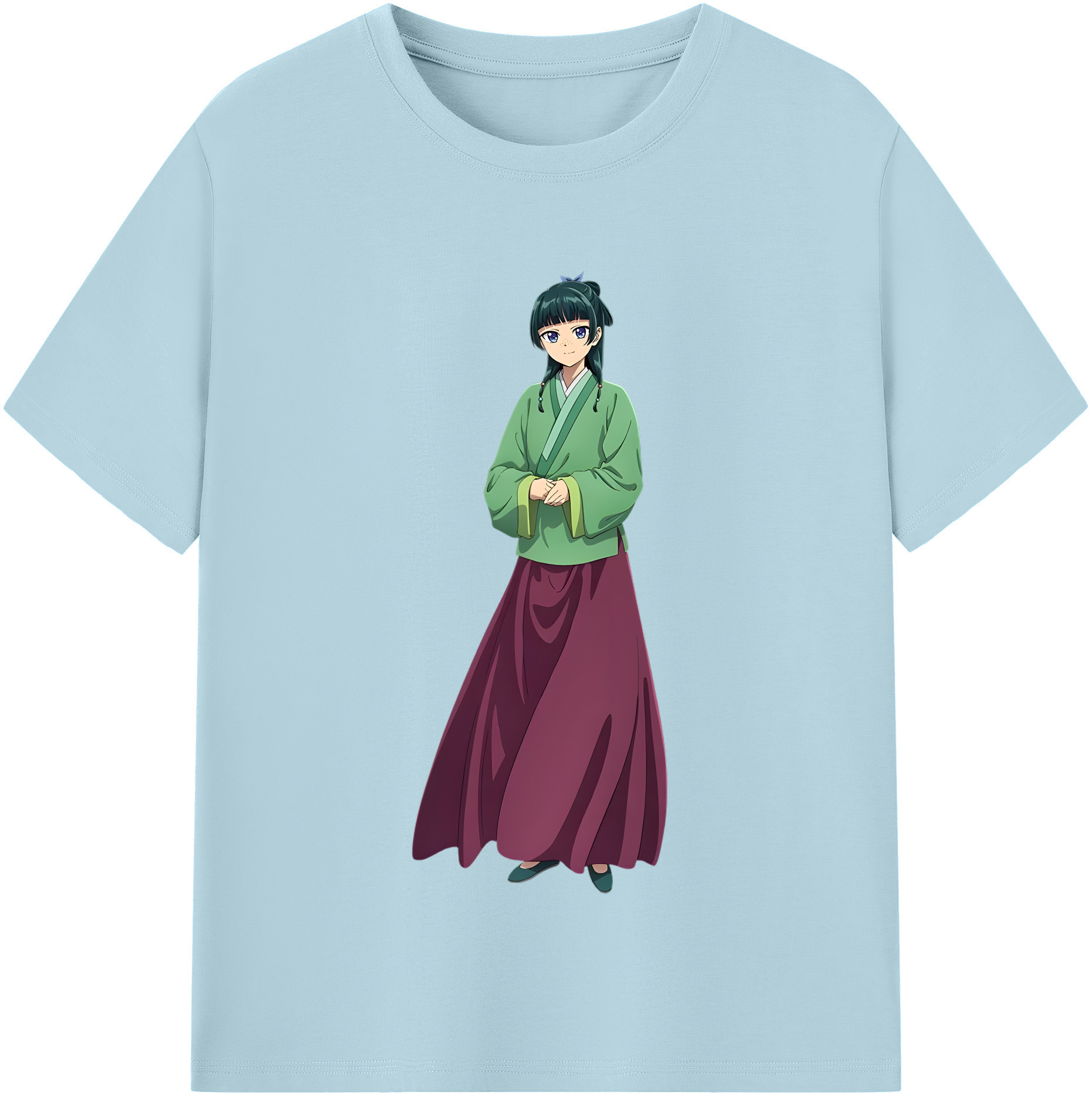 （画像用） 薬屋のひとりごと The Apothecary Diaries 綿100％半袖Tシャツ（フロントプリント）